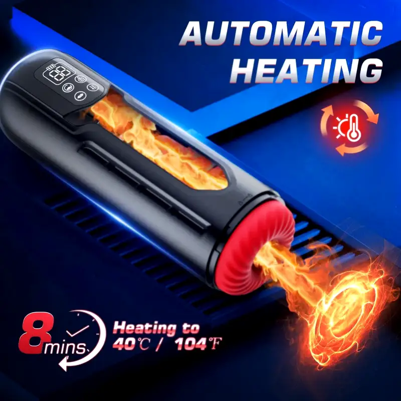 Masturbateur Homme avec 9 Modes de Succion et Vibration