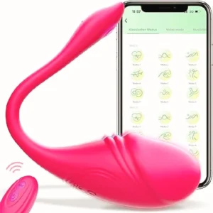 Vibromasseur Femme avec App – 9 Modes Clitoris et Couple