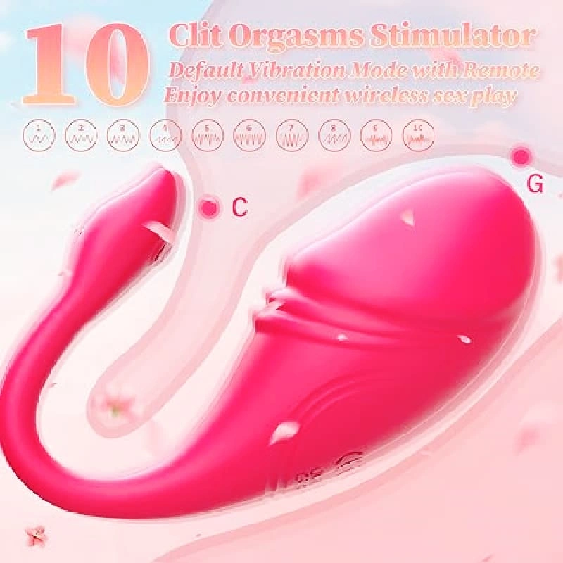 Vibromasseur Femme avec App – 9 Modes Clitoris et Couple