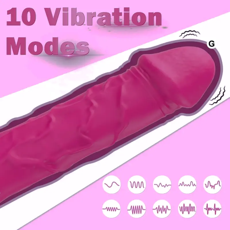 Stimulateur point G réaliste avec 10 modes puissants