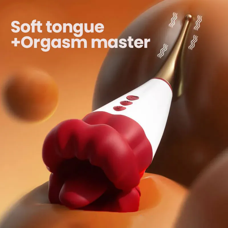 Vibromasseur Lèvres Rouges à Double Usage pour Femme