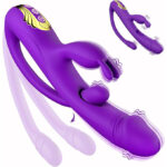 Vibromasseur Rabbit multipoint – Stimulateur flexible pour point G et stimulation externe