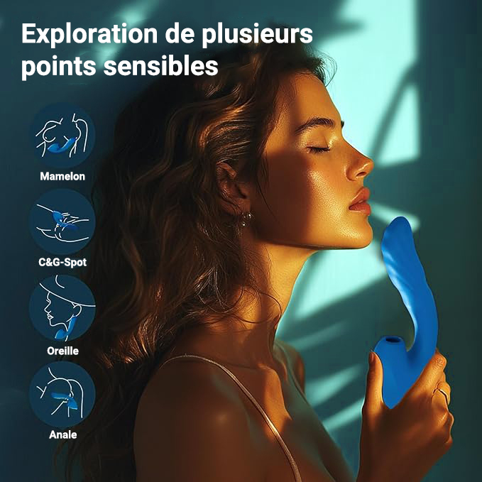 Vibromasseur à double stimulation avec aspiration – Image 7