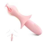 Masseur Personnel Rose en Forme de Tulipe