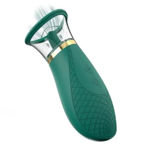 Stimulateur effet oral avec léchage et aspiration