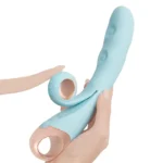 Masseur personnel bleu à double boucle