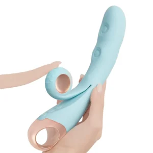 Masseur personnel bleu à double boucle