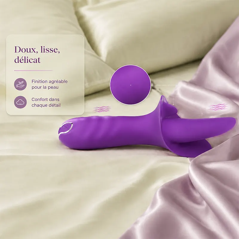 Masseur personnel violet à double stimulation – Image 5