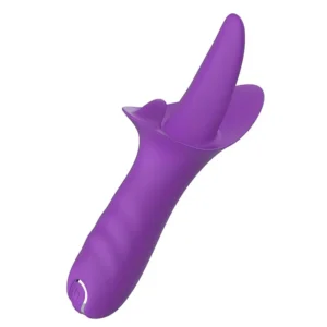 Masseur personnel violet à double stimulation